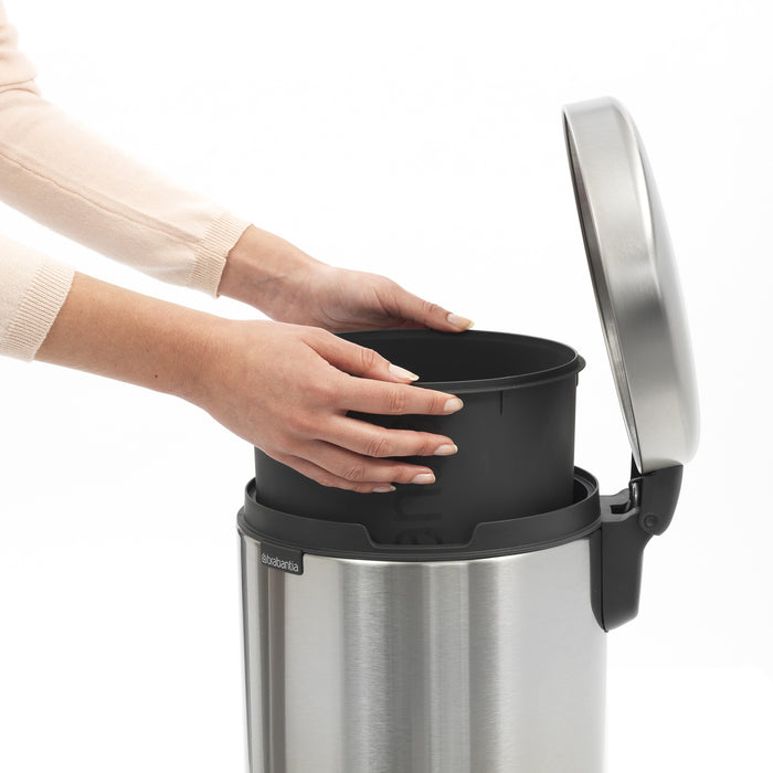 Brabantia NewIcon Pedaalemmer 12 L Vingerafdrukvrij - Matt Steel