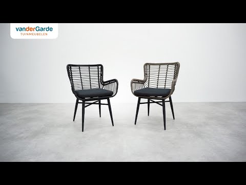 VDG Jasmine black|Ambassador 300x100 cm. tuinset - 9 delig