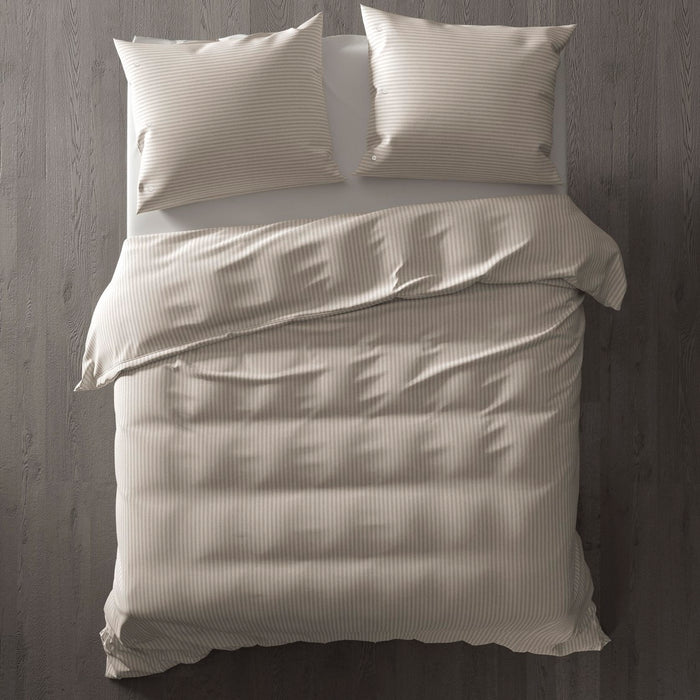 Yellow Dekbedovertrek Katoen Oxford naturel