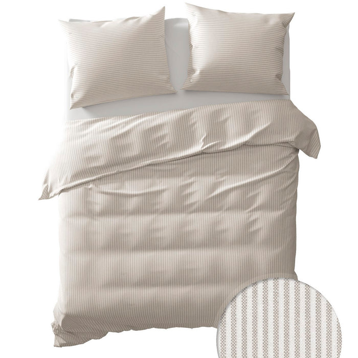 Yellow Dekbedovertrek Katoen Oxford naturel