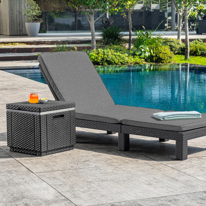 Allibert Ligbed Daytona grafiet 213720