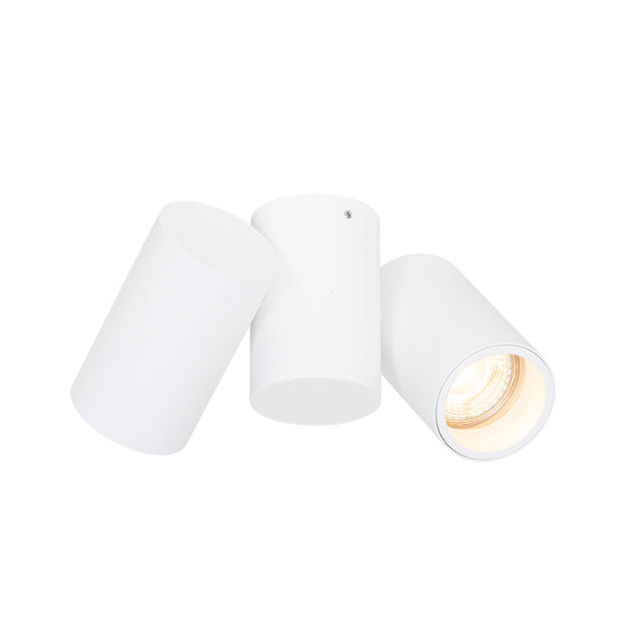 QAZQA Design spot wit 2-lichts verstelbaar - Michael