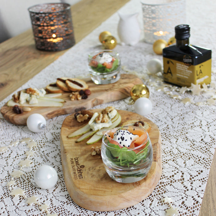Bowls and Dishes Pure Olive Wood Tapasplank XB 30-35 cm