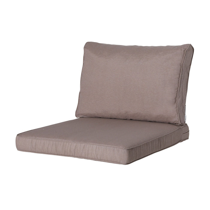 Madison   Lounge luxe Panama taupe 60x60cm