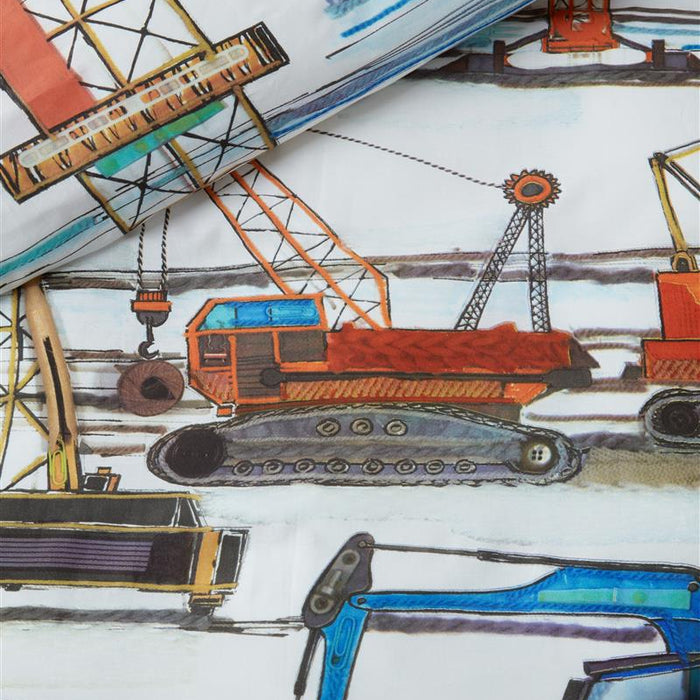 Beddinghouse Kids Dekbedovertrek Building Site Multi