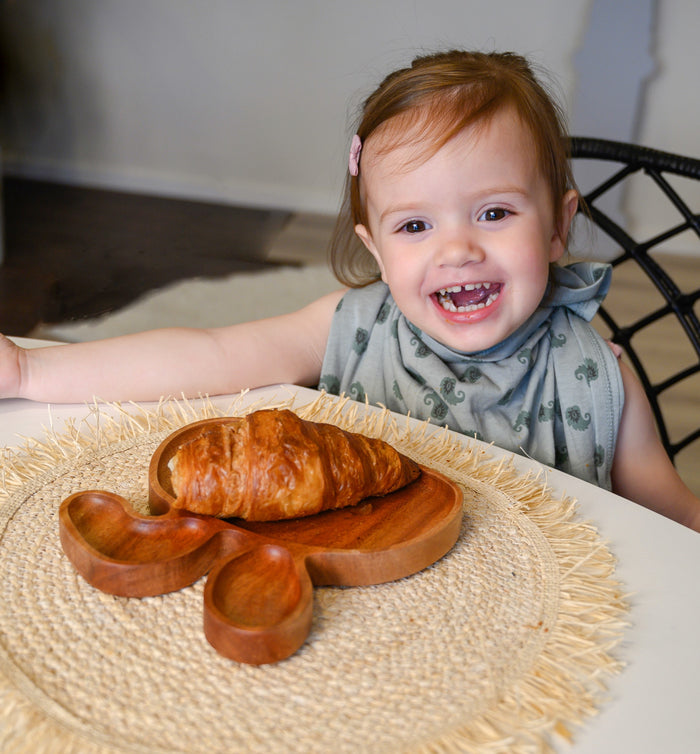 Khaya houten kinderbord - konijn