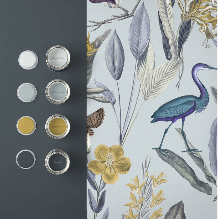 Graham & Brown Vliesbehang - Glasshouse Soft Grey - 10mx52cm