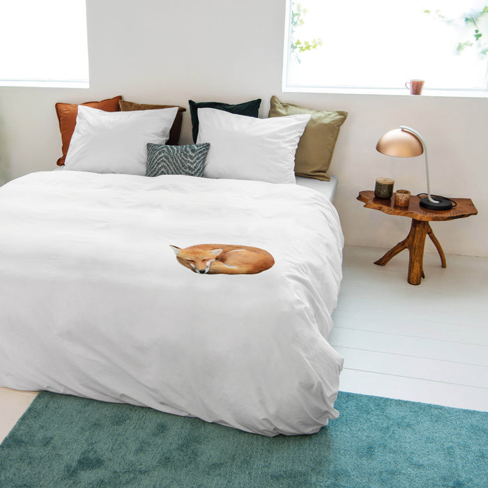 SNURK Sleeping Fox Dekbedovertrek 140 x 220 cm