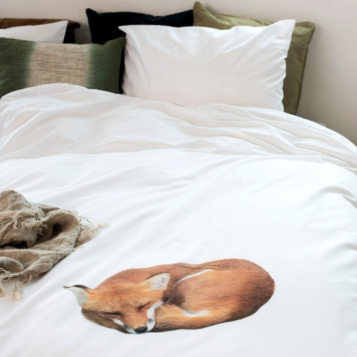 SNURK Sleeping Fox Dekbedovertrek 140 x 220 cm
