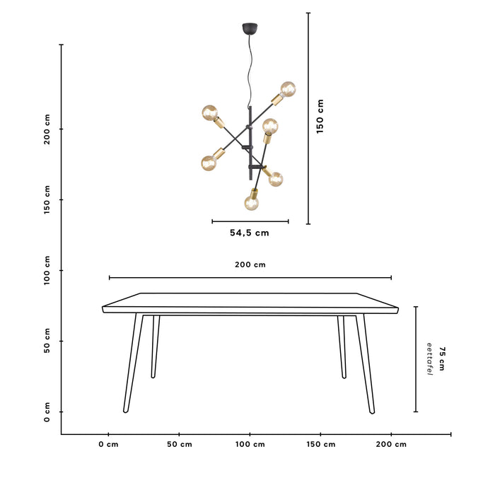 TRIO Cross Hanglamp