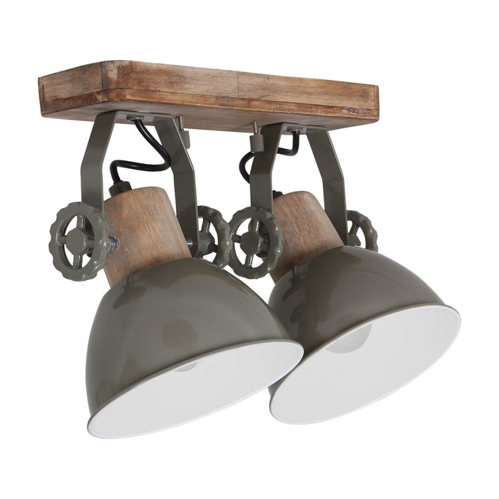 Mexlite Plafondlamp Gearwood 7969G Groen