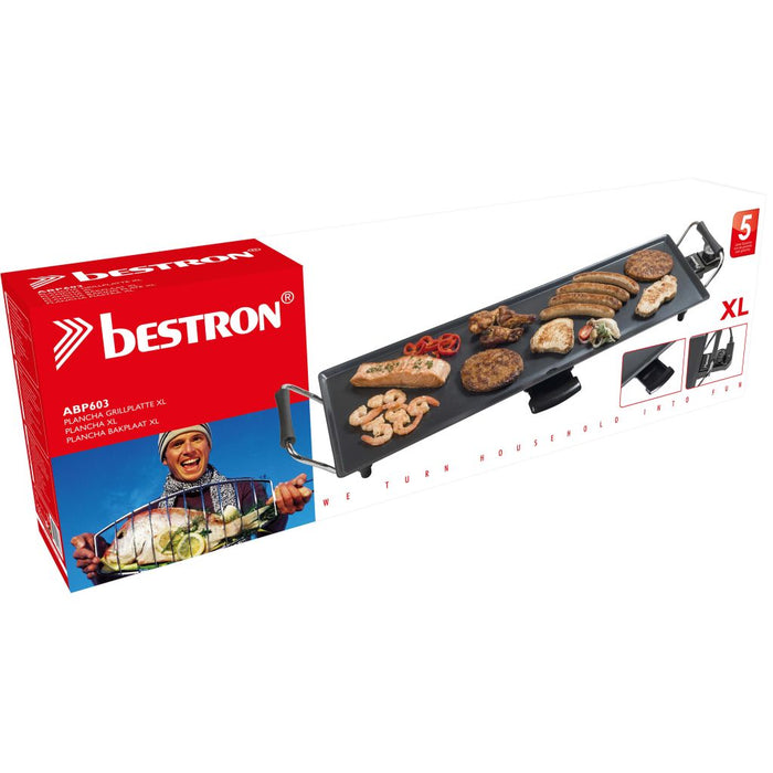 Bestron Plancha tafelgrill XL 1800 W 70x23 cm ABP603
