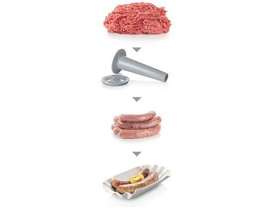 Bosch MFW67440 700W Zwart, Roestvrijstaal vleesmolen