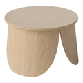 Bolia Peyote Salontafel - H 35 x Ø 56 cm - Witgepigmenteerd Gelakt Eiken