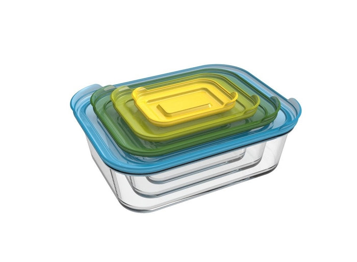 Joseph Joseph Nest Opberg-/Ovenschalenset met Deksel 4 st.