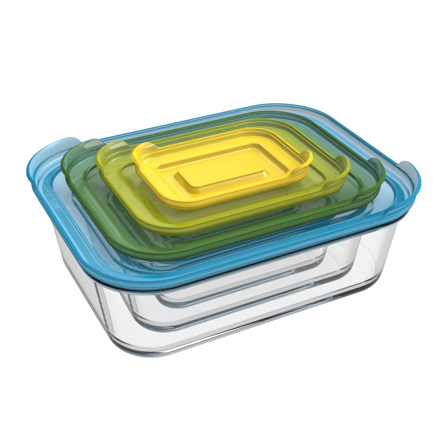 Joseph Joseph Nest Opberg-/Ovenschalenset met Deksel 4 st.