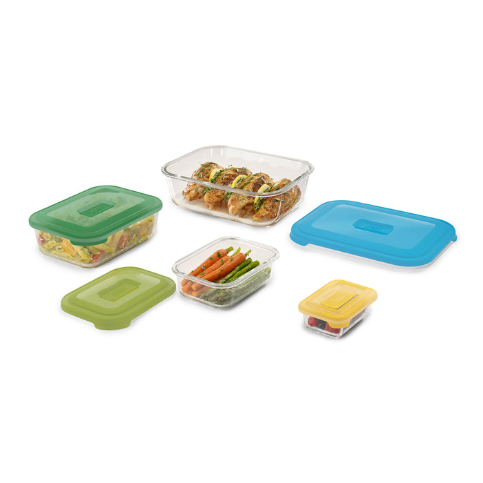 Joseph Joseph Nest Opberg-/Ovenschalenset met Deksel 4 st.