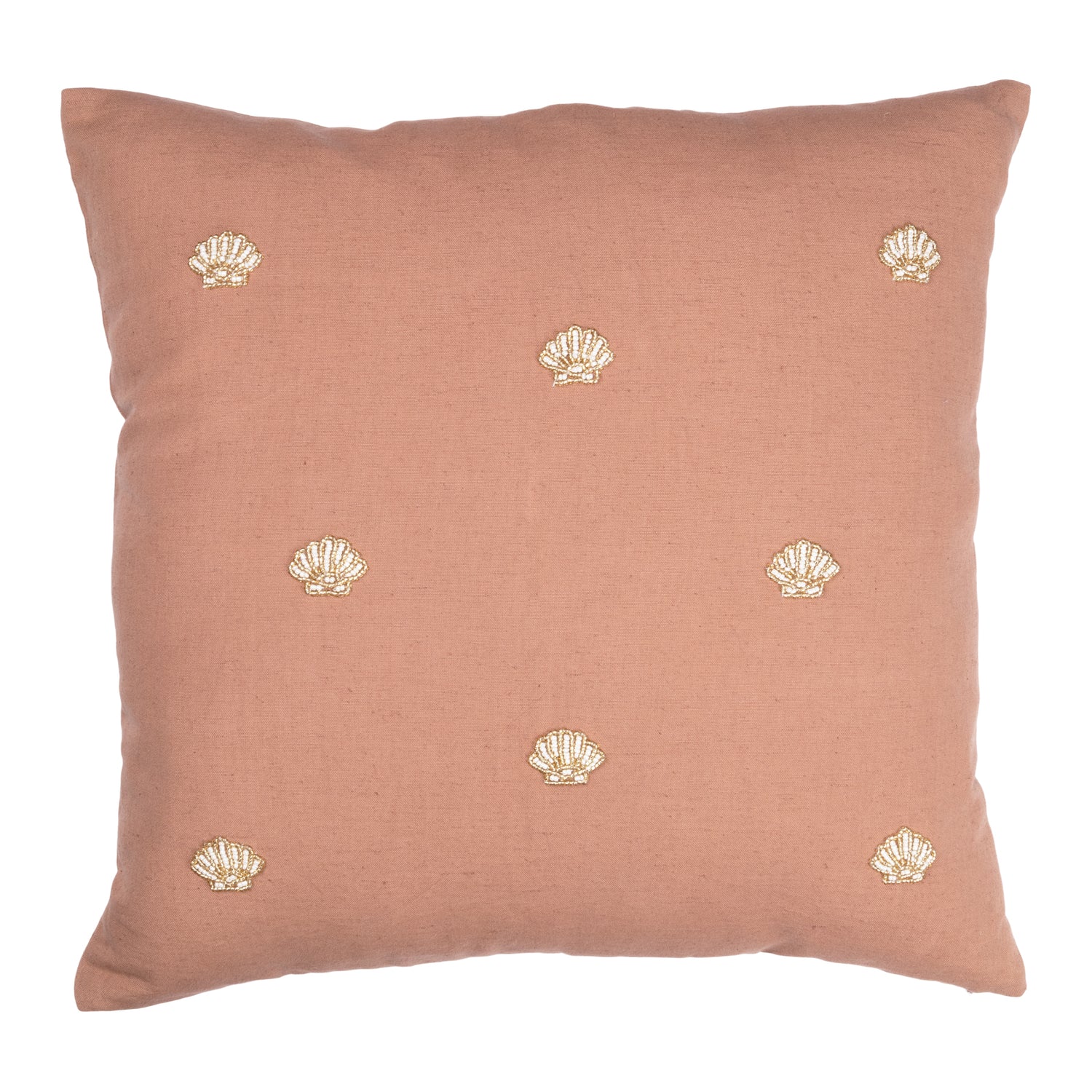 À la Shells Linnen Sierkussen - Terra