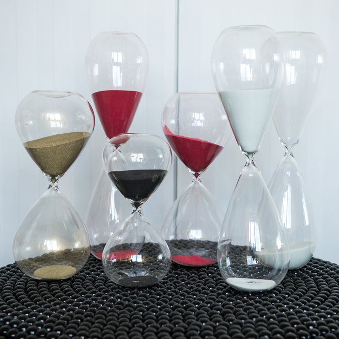 POLSPOTTEN Sandglass Zandloper - M - Zwart