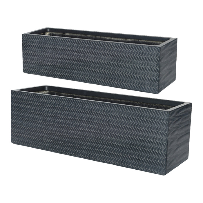 Decoris Alex Bloempot - Set van 2