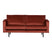 WOOOD Rodeo 2,5-zitsbank - Velvet -  Chestnut