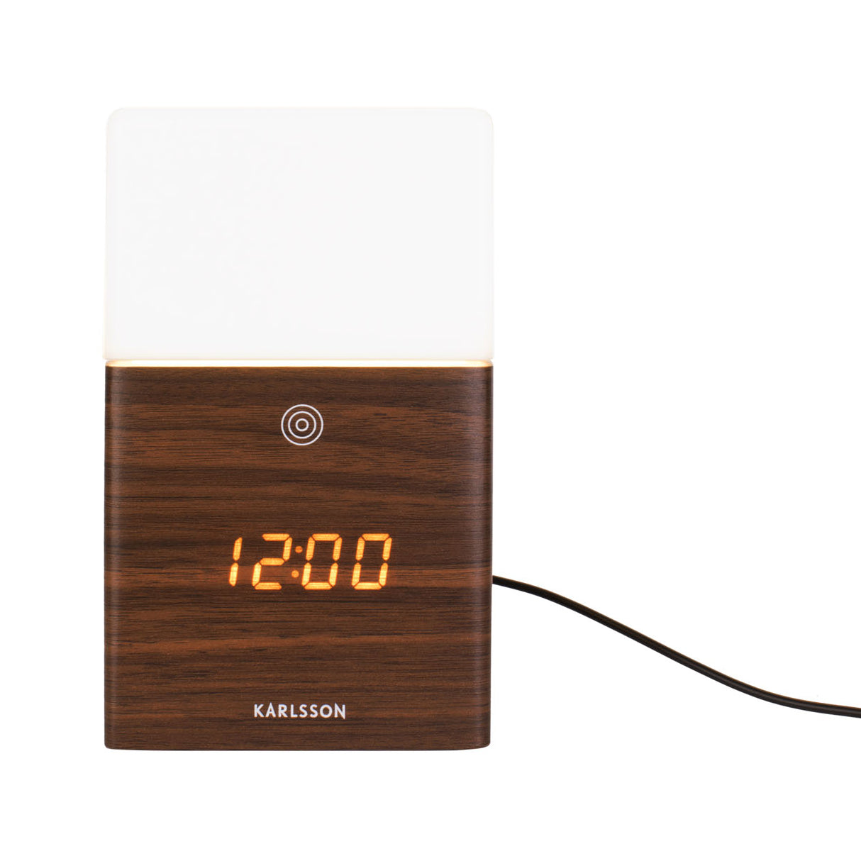 Karlsson Frosted Light LED - Dark hout veneer