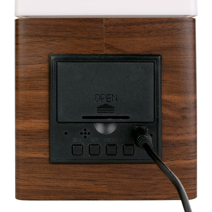 Karlsson Frosted Light LED - Dark hout veneer