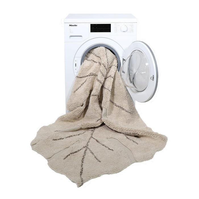 Lorena Canals Vloerkleed Monstera Natural 120 x 180 cm