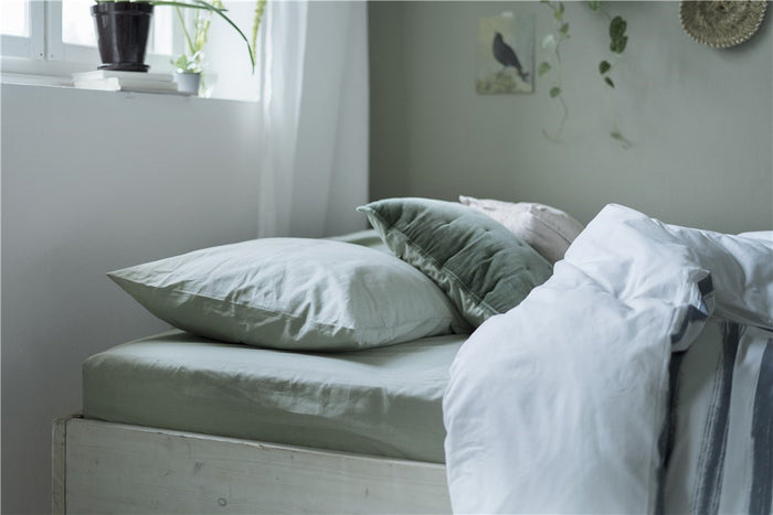 Dindi Home - Hoeslaken Basic Beauty - 90x200 - Groen