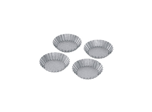 Berndes - Mini Taartvormen, Set van 4 Stuks,  11 cm - Berndes | B.Gree