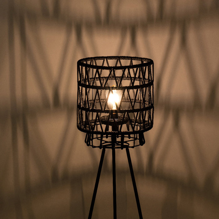Lumineo Solar Vloerlamp - Zwart