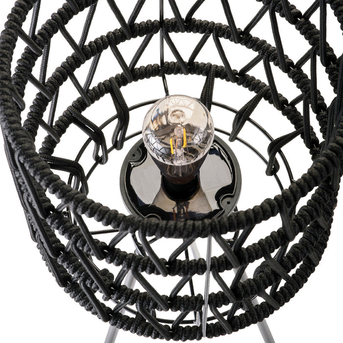 Lumineo Solar Vloerlamp - Zwart