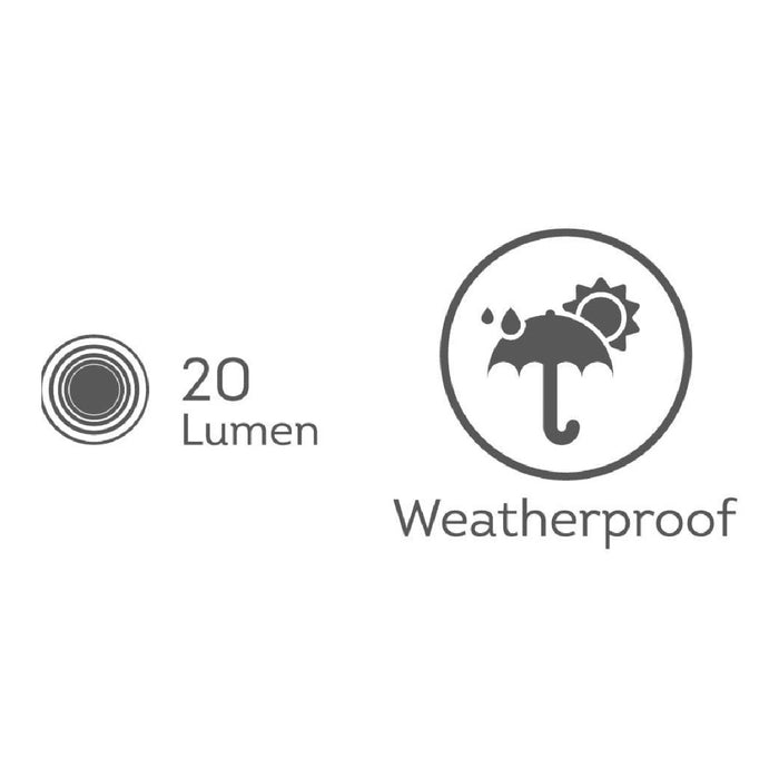 Lumineo Solar Vloerlamp - Zwart