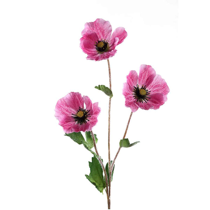 PTMD Garden Bloem Anemone Kunsttak - 35,5 x 11,5 x 68,5 cm - Roze