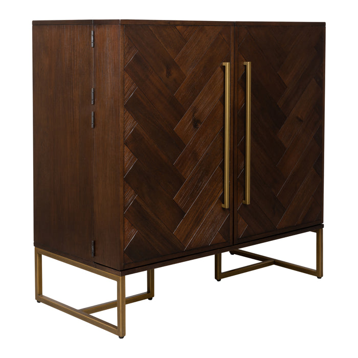 Dutchbone Class Wijnkast - Donkerbruin