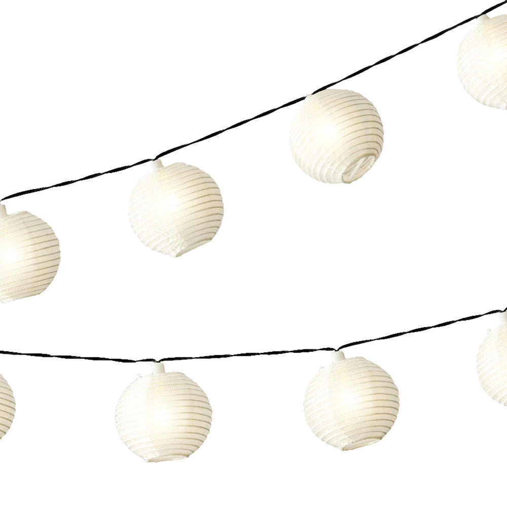 Lumineo Solar Lichtsnoer 10 Lampjes Rond