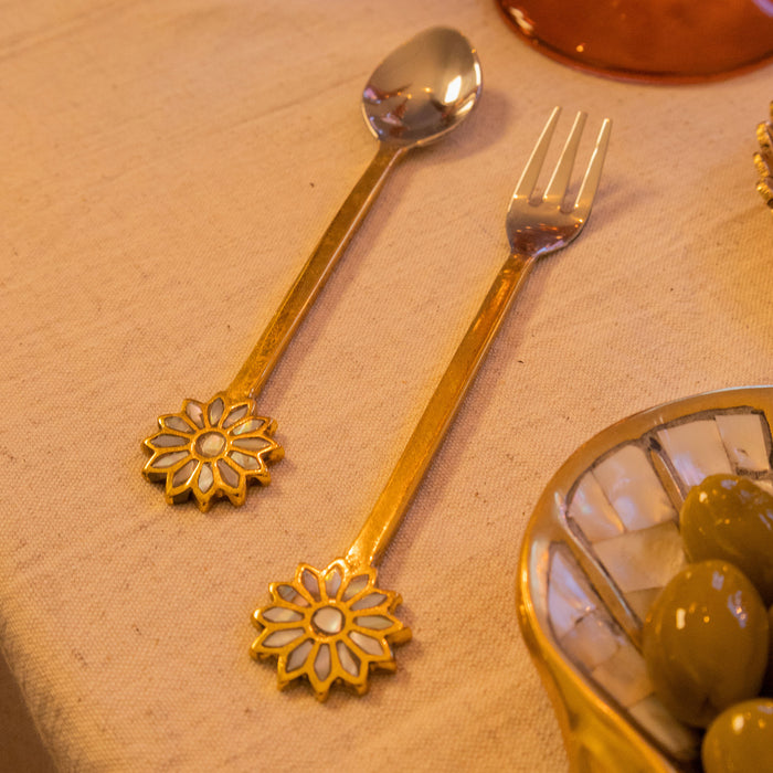 À la Daisy Pearl Gebaksvorken - Set van 2