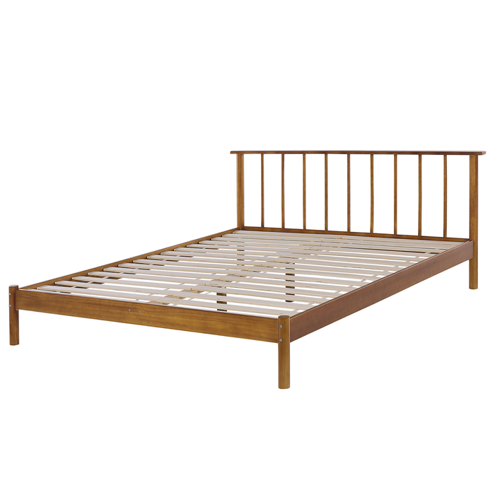 Beliani BARRET Bed Lichte houtkleur 180x200