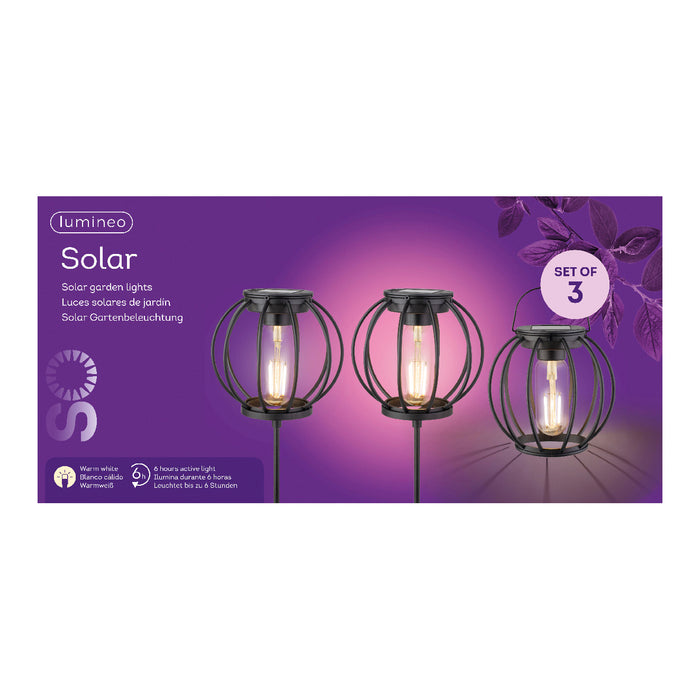 Lumineo Solar Sfeerverlichting 3-delig