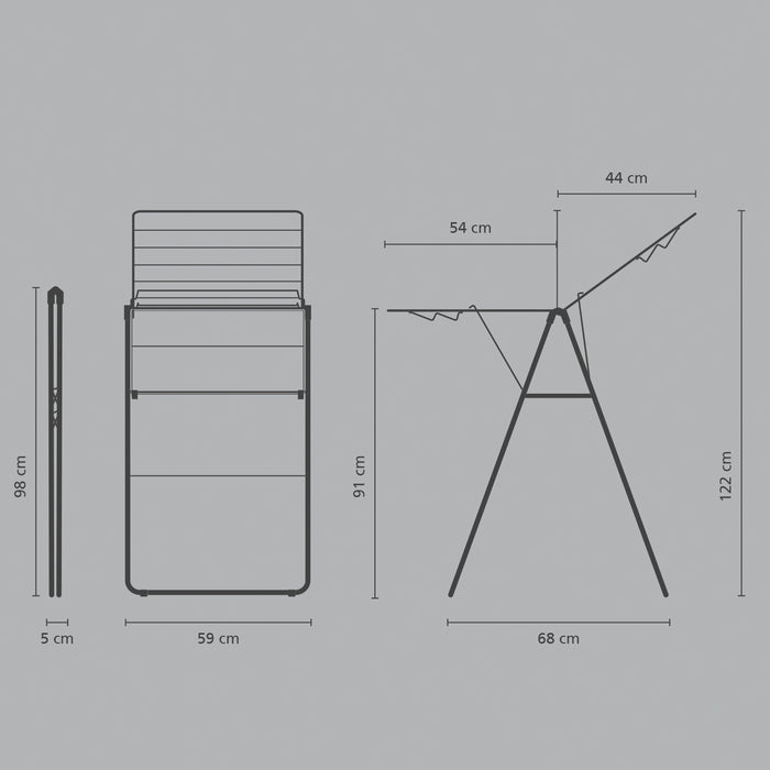 Brabantia HangOn Droogrek 15 Meter - White