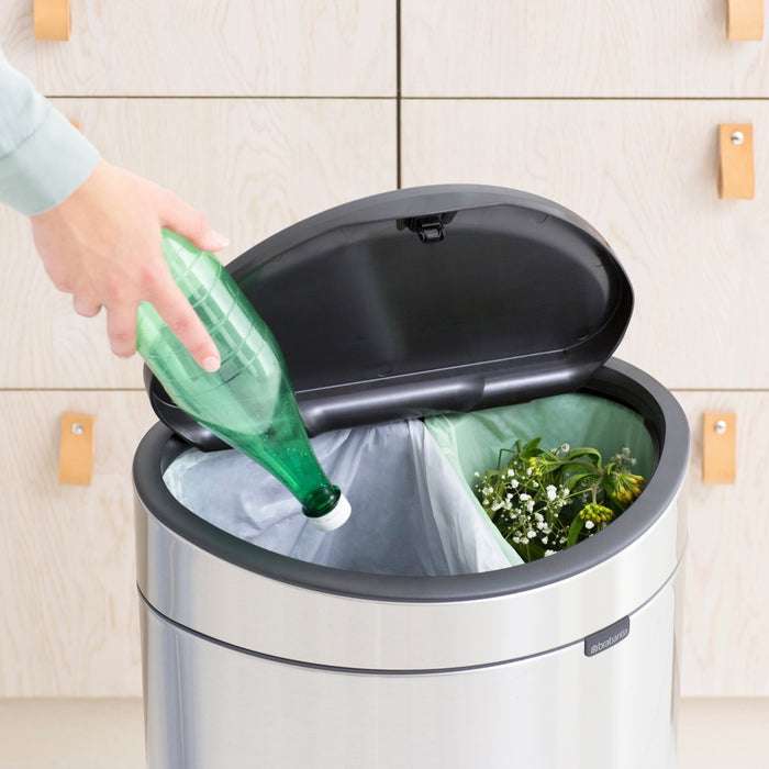 Brabantia Touch Bin Recycle Afvalemmer 10 + 23 L - Vingerafdrukvrij
