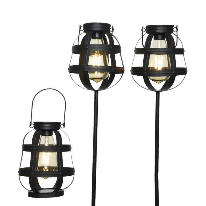 Lumineo Solar Spieslamp 3-delig