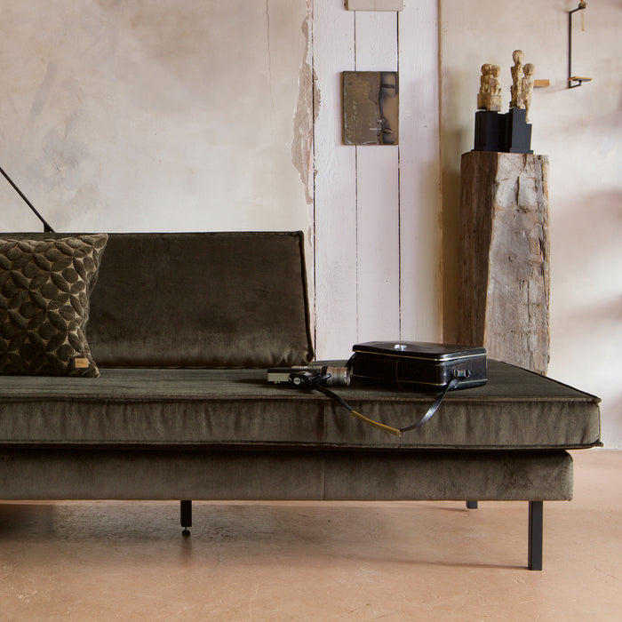 WOOOD Rodeo Daybed Links - Velvet -  Green Hunter