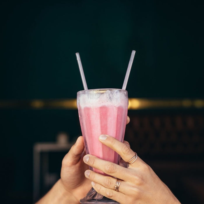 Orange85 Glazen rietjes met Borstel Herbruikbaar
