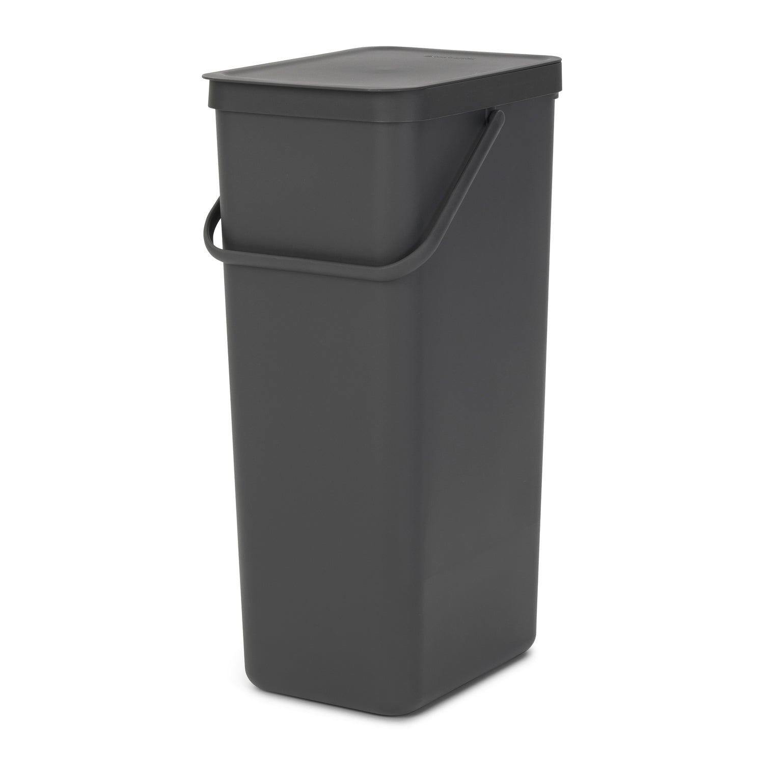 Brabantia Sort & Go Afvalemmer 40 L - Donkergrijs
