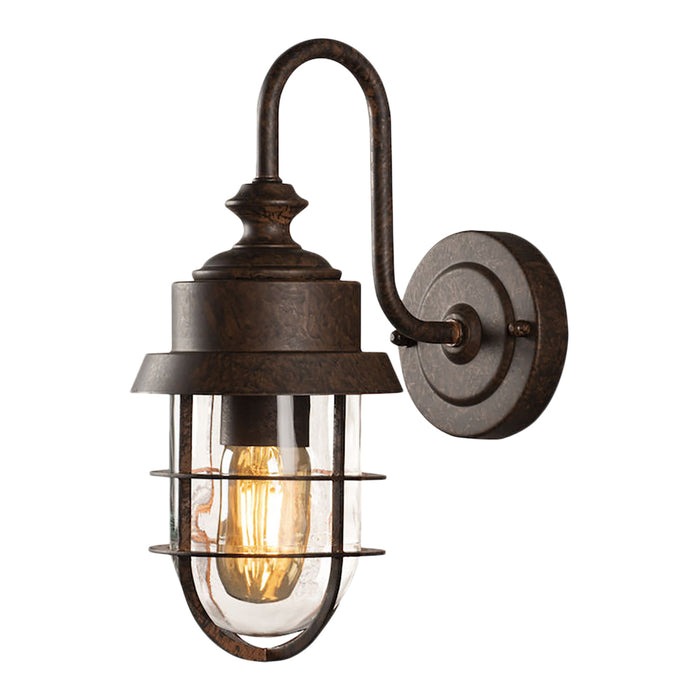 Konstsmide Cerignola Wandlamp - E27 - 24.5 x 30.5 cm - Roestbruin