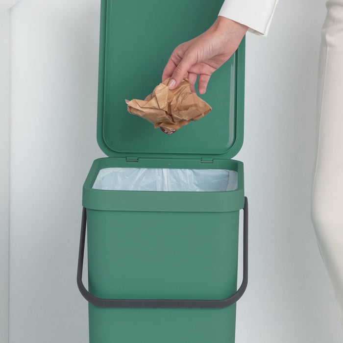 Brabantia Sort & Go Afvalemmer 40 Liter - Fir Green