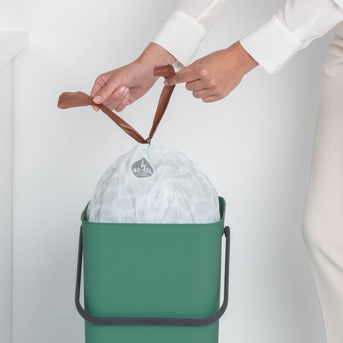 Brabantia Sort & Go Afvalemmer 40 Liter - Fir Green
