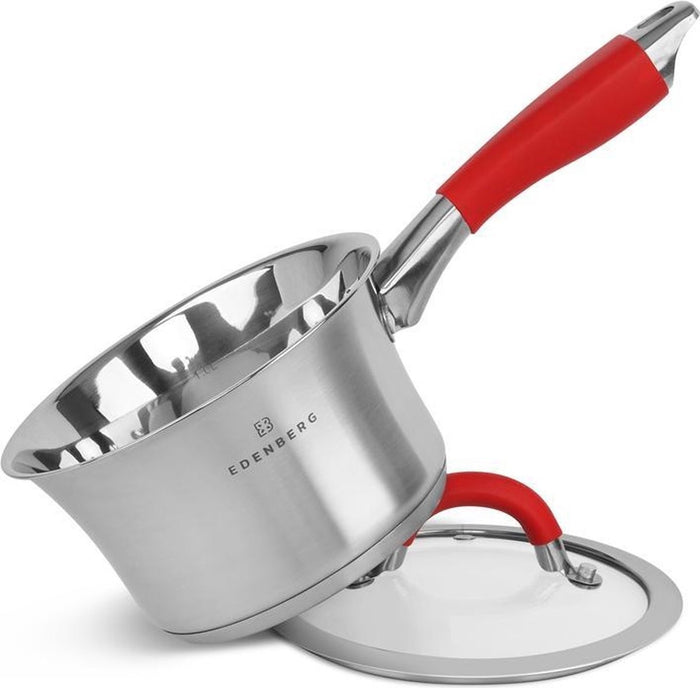 Edenberg Classic Line - Luxe Pannenset - RVS - 6 delig - Sandwichbodem