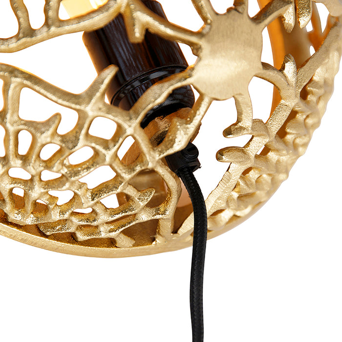 QAZQA Art deco wandlamp goud - Maro